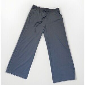 Rachel Zoe Women’s Blue Gray Wide Leg Lounge Pants Quiet Luxury Size S